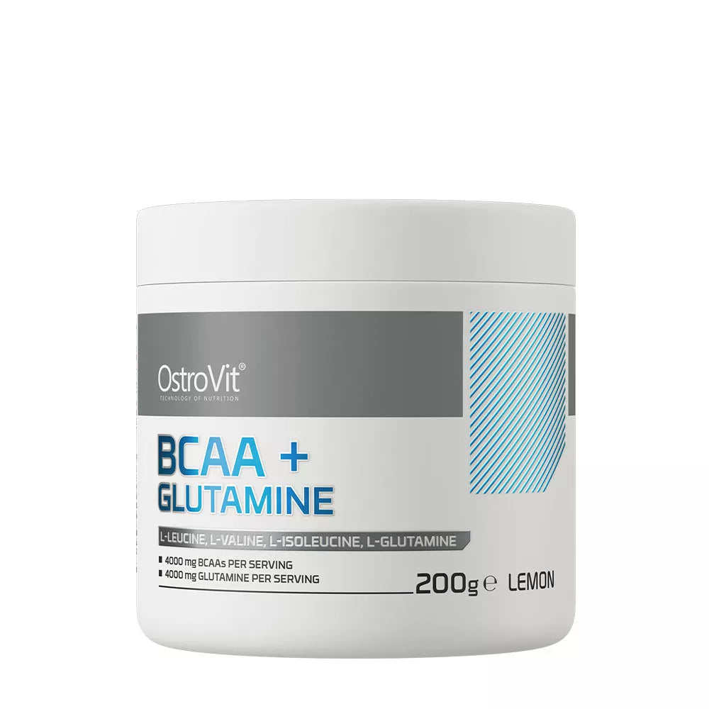 OstroVit BCAA + Glutamine (200 g, Lemon)
