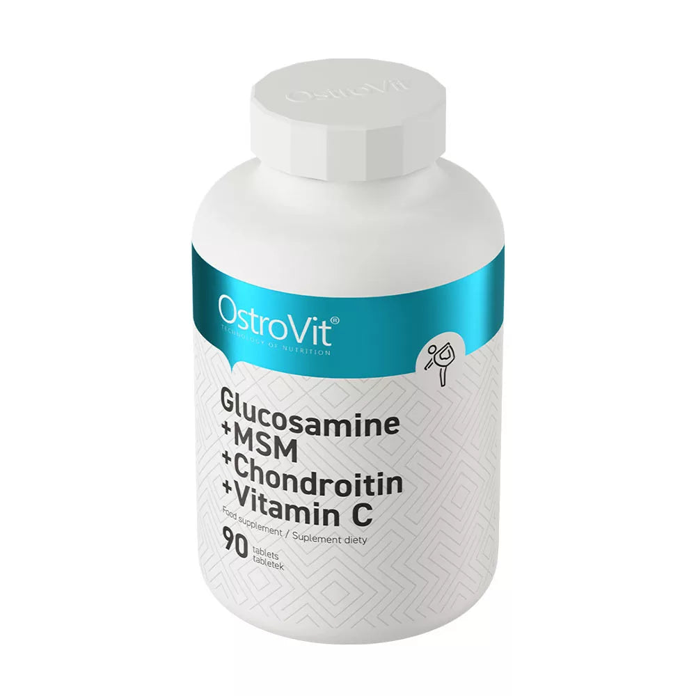 OstroVit Glucosamine + MSM + Chondroitin + Vitamin C (90 Tablets)