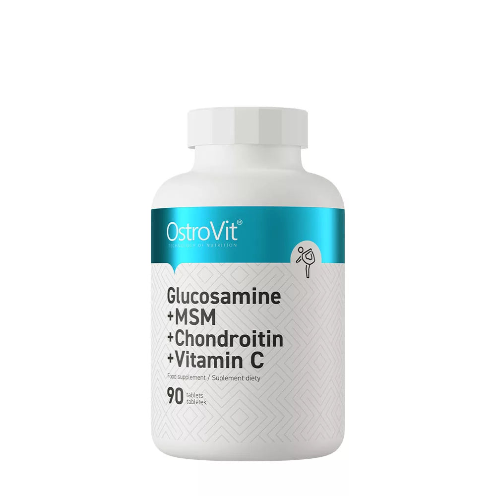 OstroVit Glucosamine + MSM + Chondroitin + Vitamin C (90 Tablets)