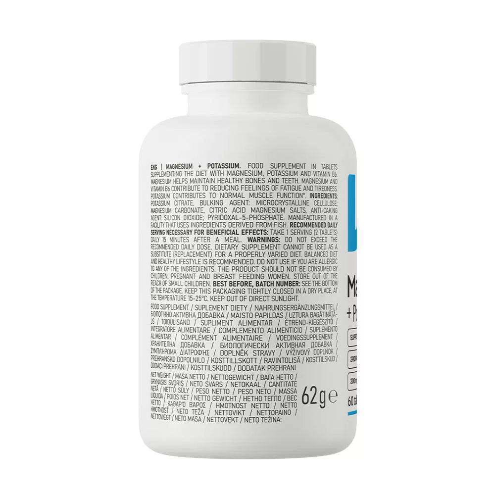 OstroVit Magnesium + Potassium (60 Tablets)
