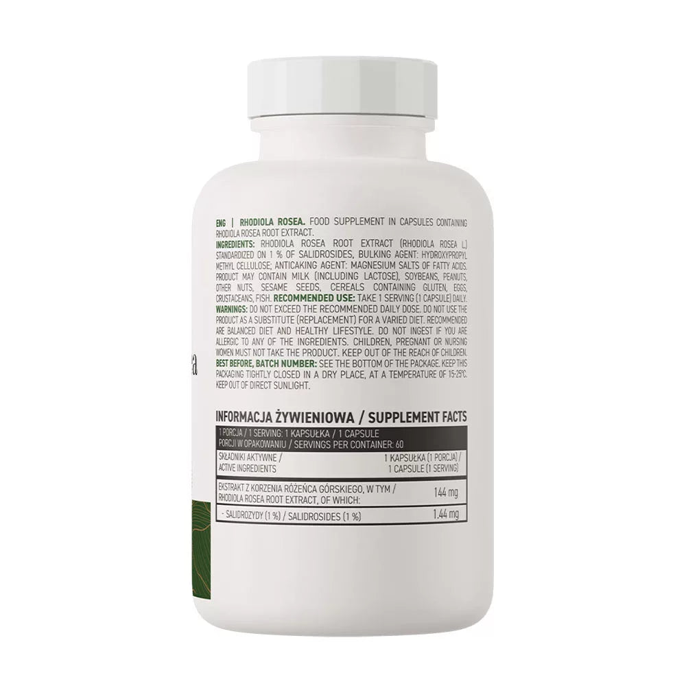 OstroVit Rhodiola Rosea (60 Veg Capsules)