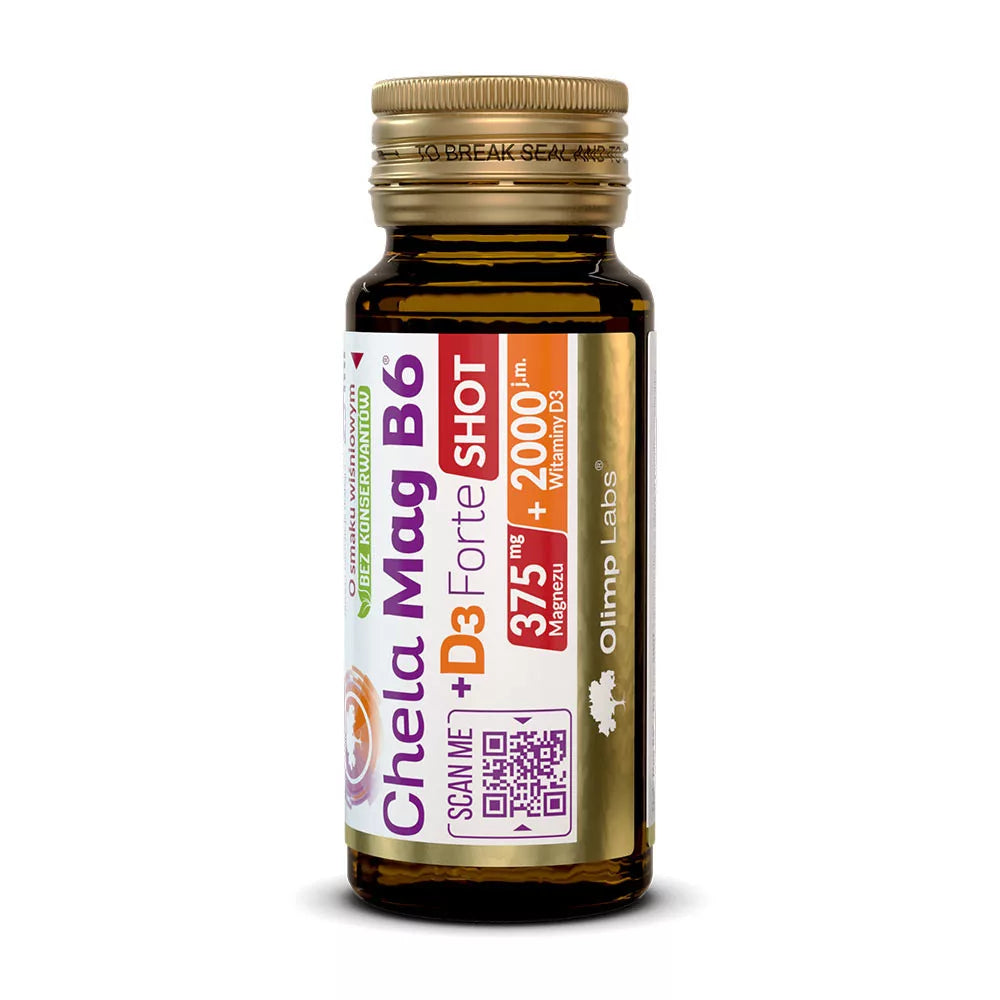 Olimp Labs Chela Mag B6+D3 Forte shot (25 ml, Cherry)