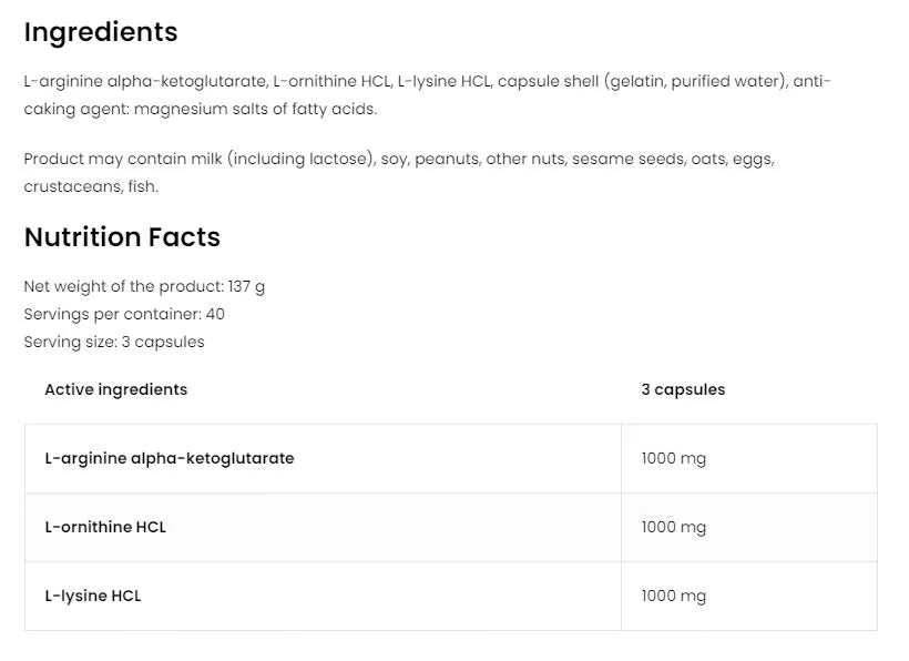 OstroVit AOL 3000 MG (120 Caplets)
