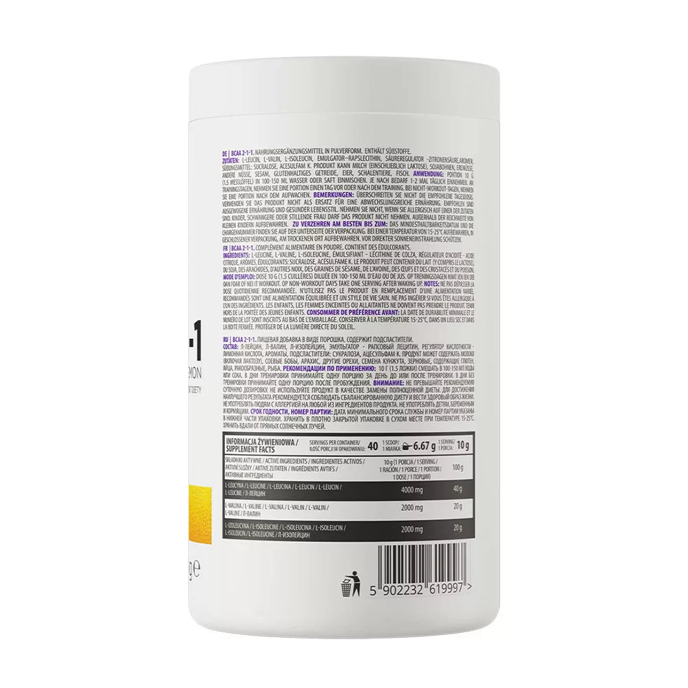 OstroVit BCAA 2-1-1 (400 g, Lemon)
