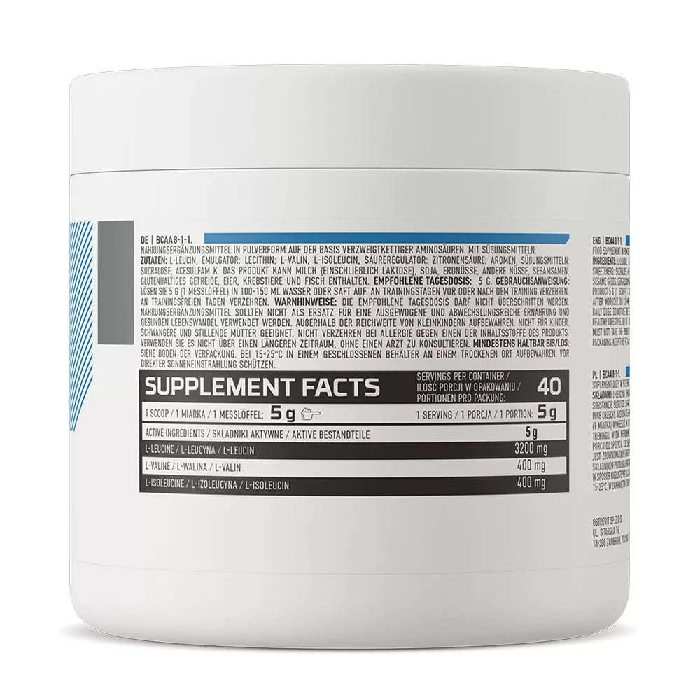 OstroVit BCAA 8-1-1 (200 g, Lemon)