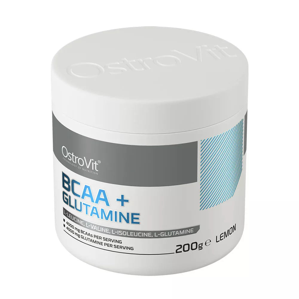 OstroVit BCAA + Glutamine (200 g, Lemon)