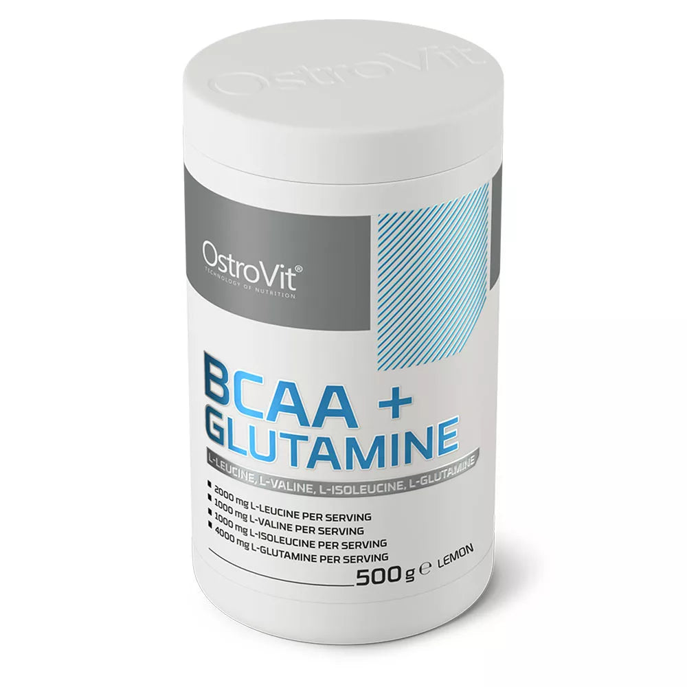 OstroVit BCAA + Glutamine (500 g, Lemon)