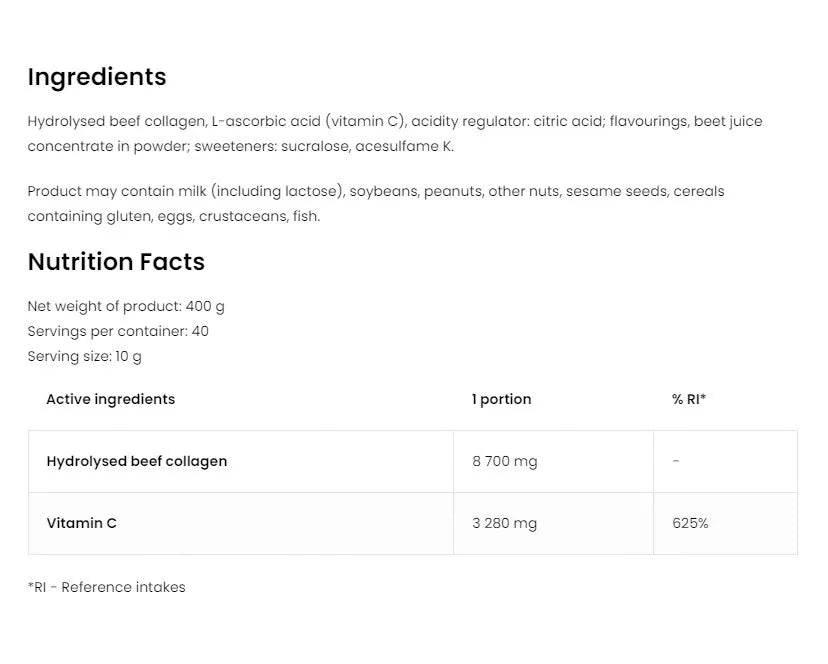 OstroVit Collagen + Vitamin C (400 g, Miami Vibes)