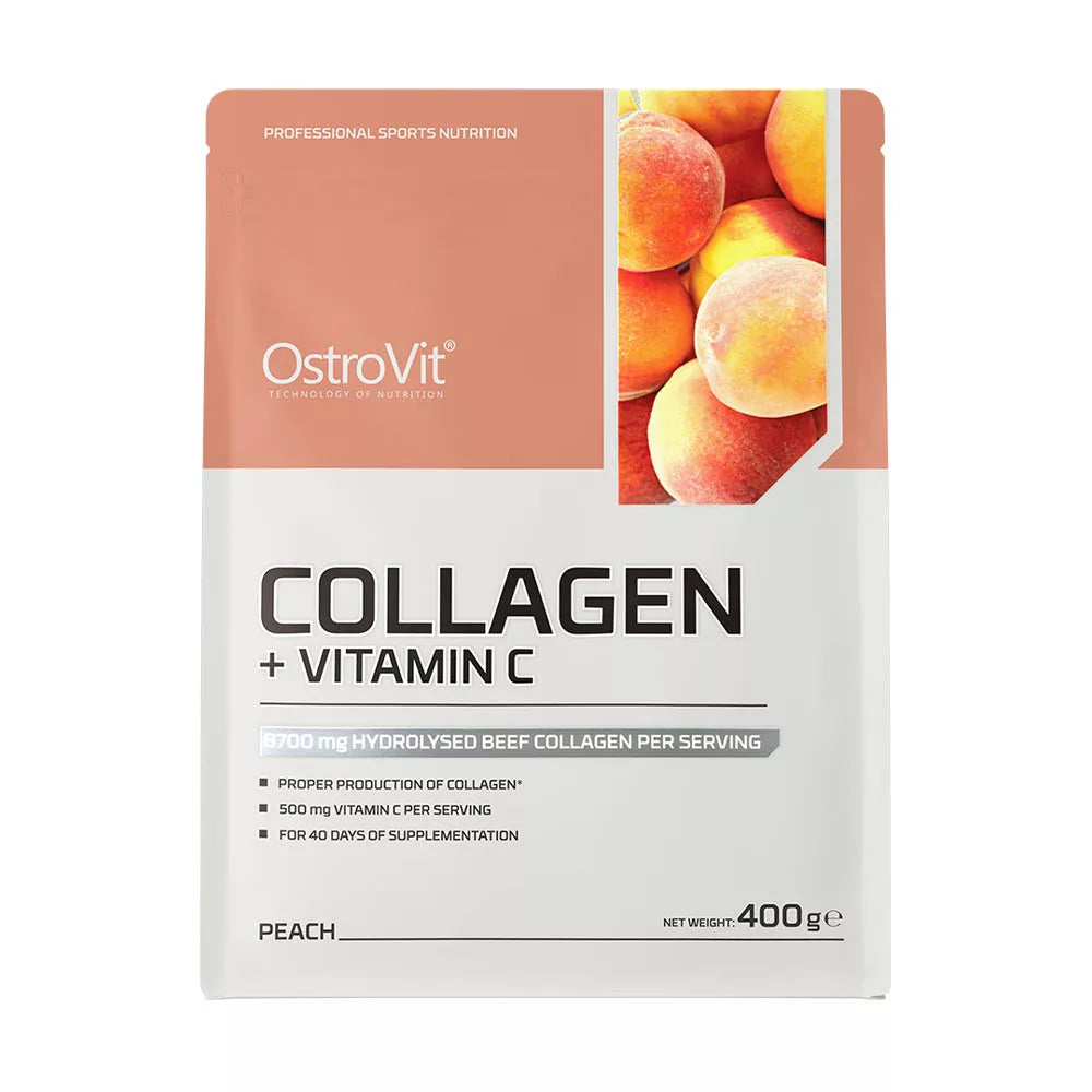 OstroVit Collagen + Vitamin C (400 g, Peach)