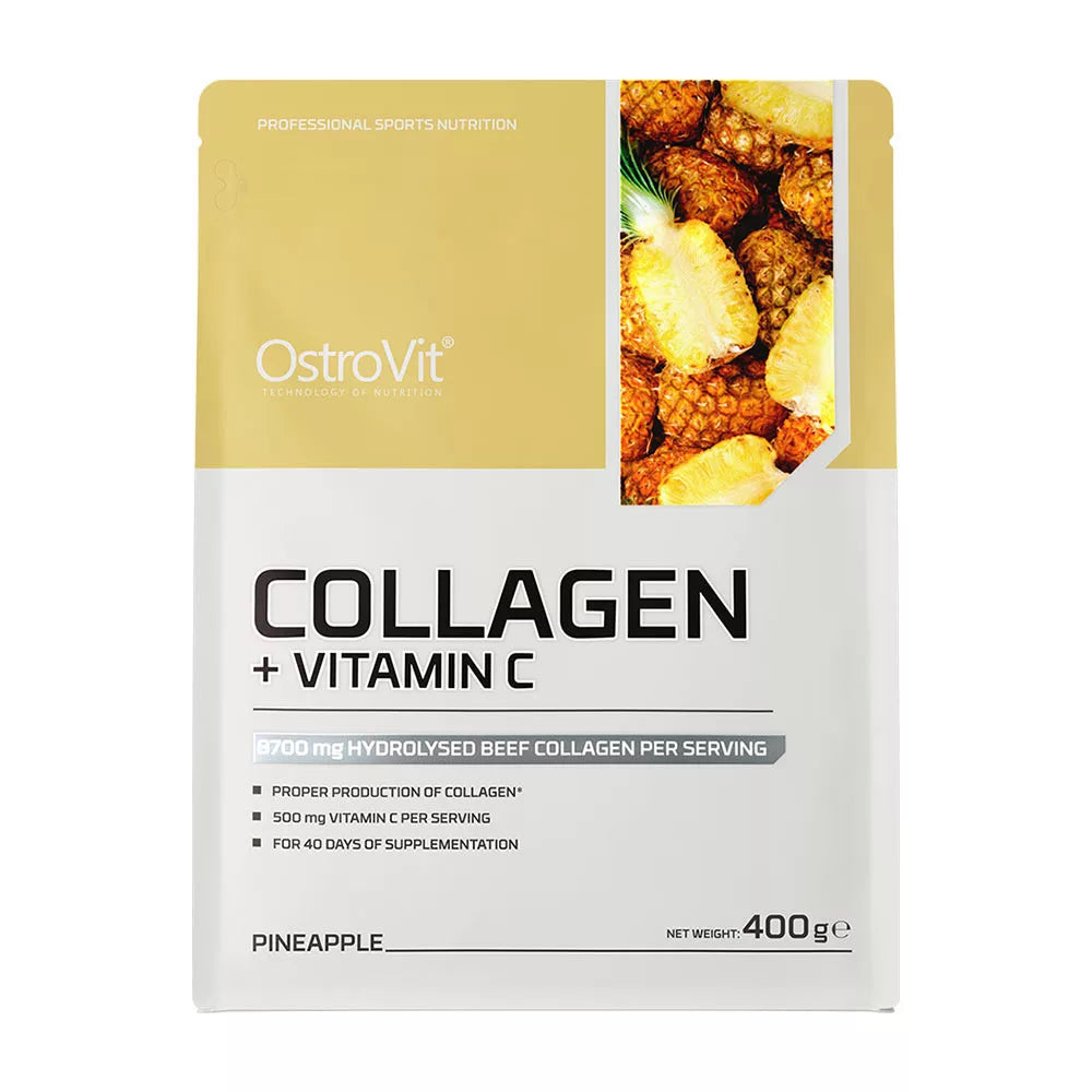 OstroVit Collagen + Vitamin C (400 g, Pineapple)