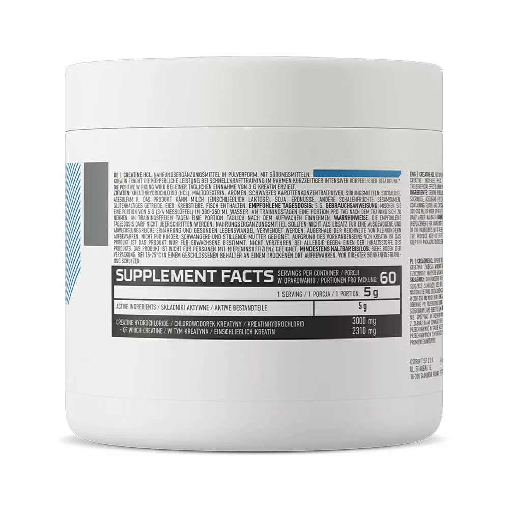 OstroVit Creatine HCL (300 g, Black Currant with Cherry)