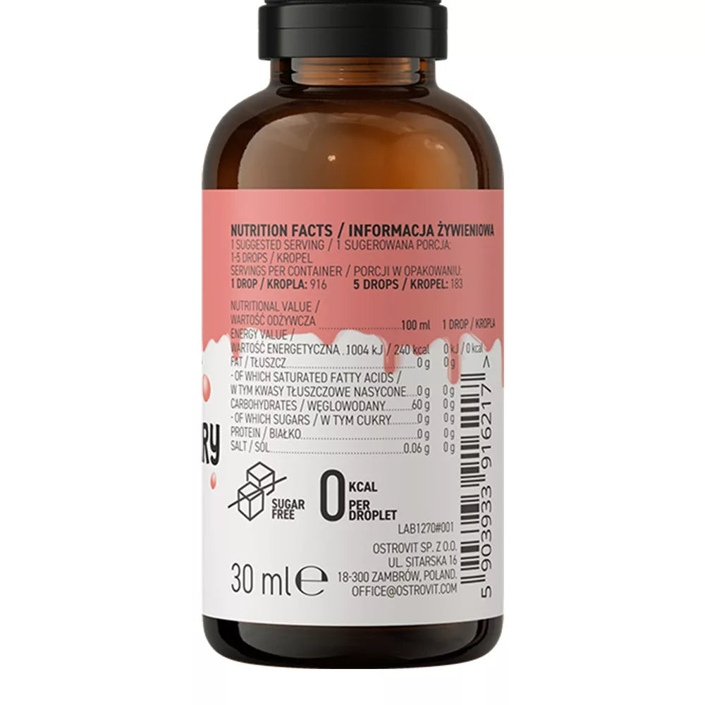 OstroVit Flavour Drops (30 ml, Strawberry)