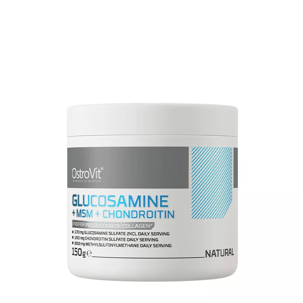 OstroVit Glucosamine + MSM + Chondroitin Powder (150 g, Natural)