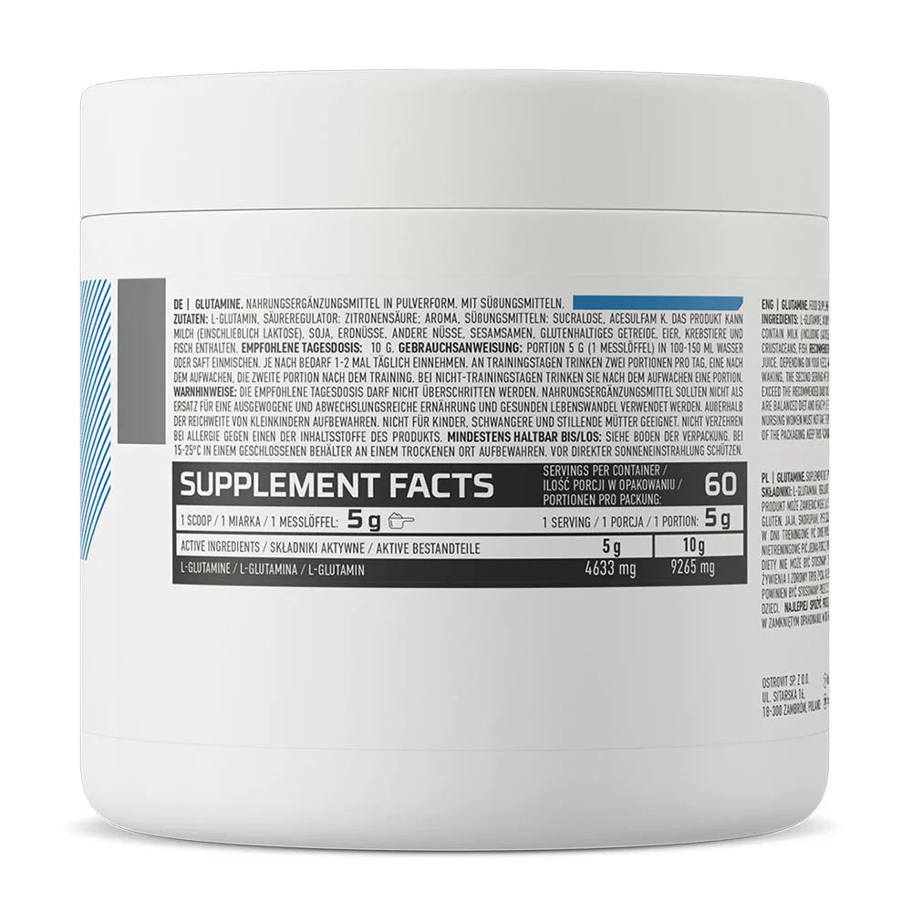 OstroVit Glutamine Powder (300 g, Orange)
