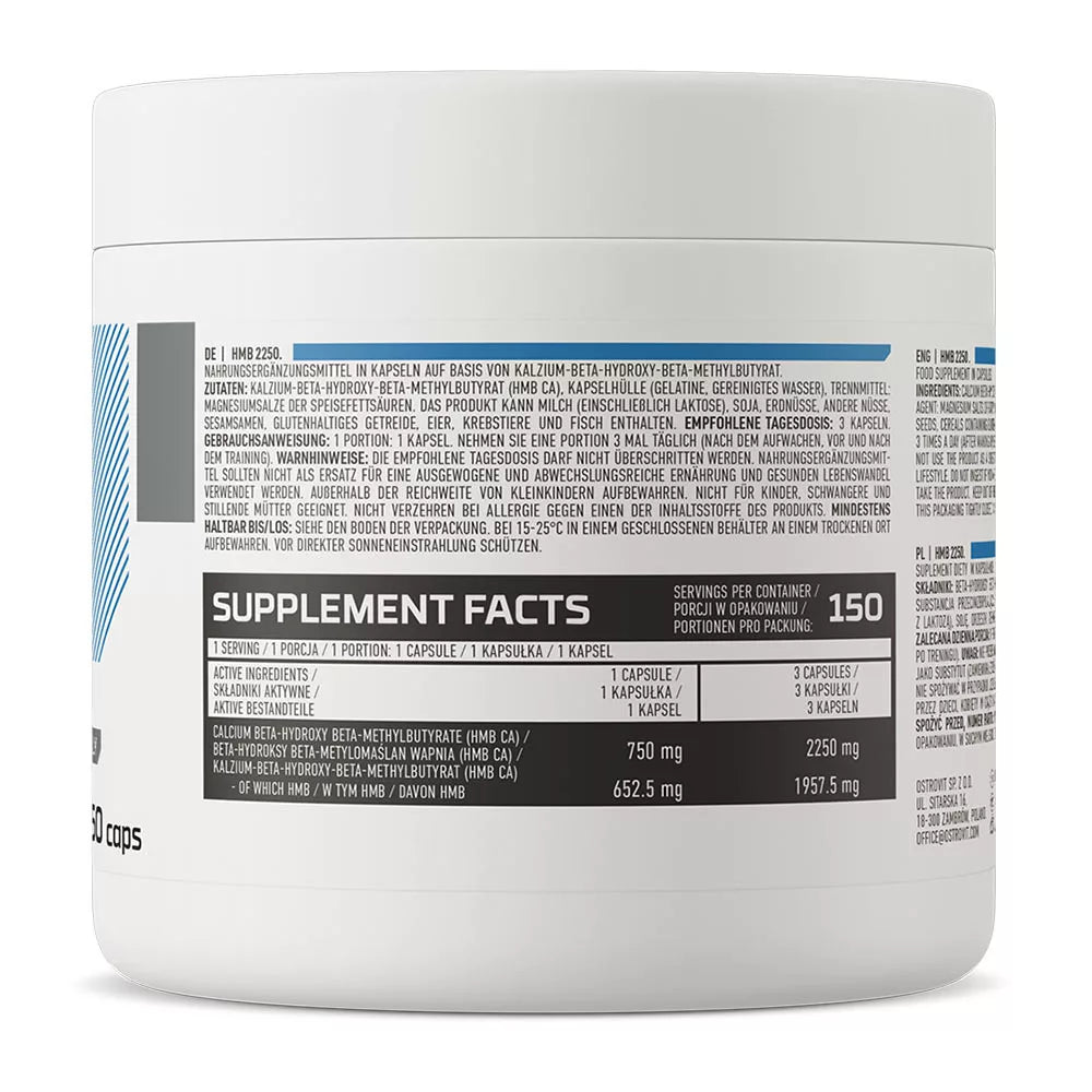 OstroVit HMB 2250 mg (150 Capsules)