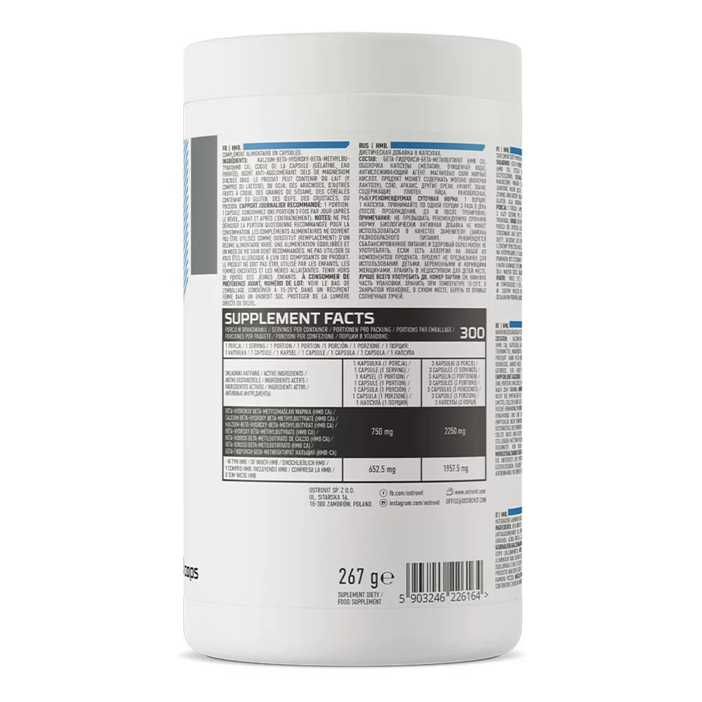 OstroVit HMB 2250 mg (300 Capsules)