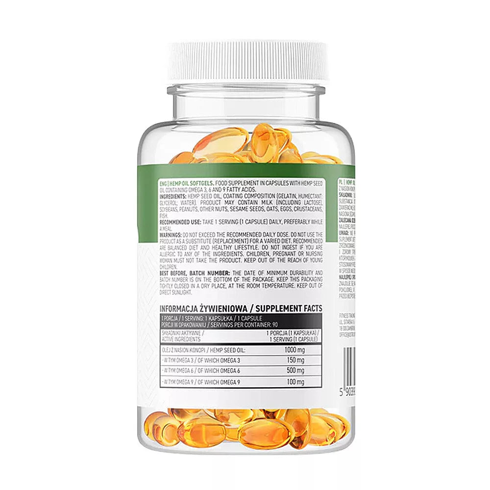 OstroVit Hemp Oil (90 Softgels)