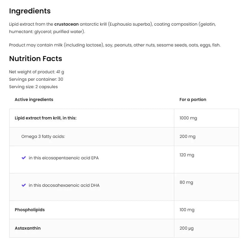 OstroVit Krill Oil (60 Capsule)