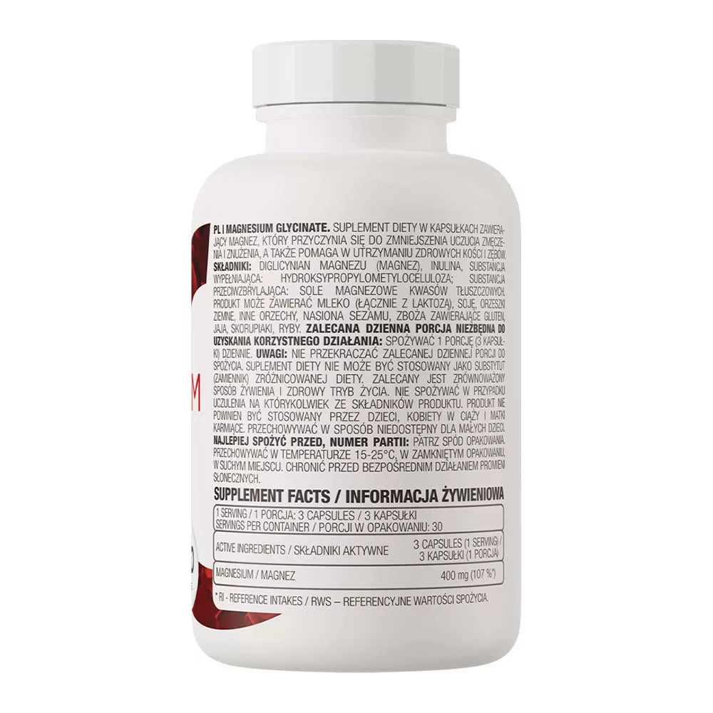 OstroVit Magnesium Glycinate (90 Capsules)