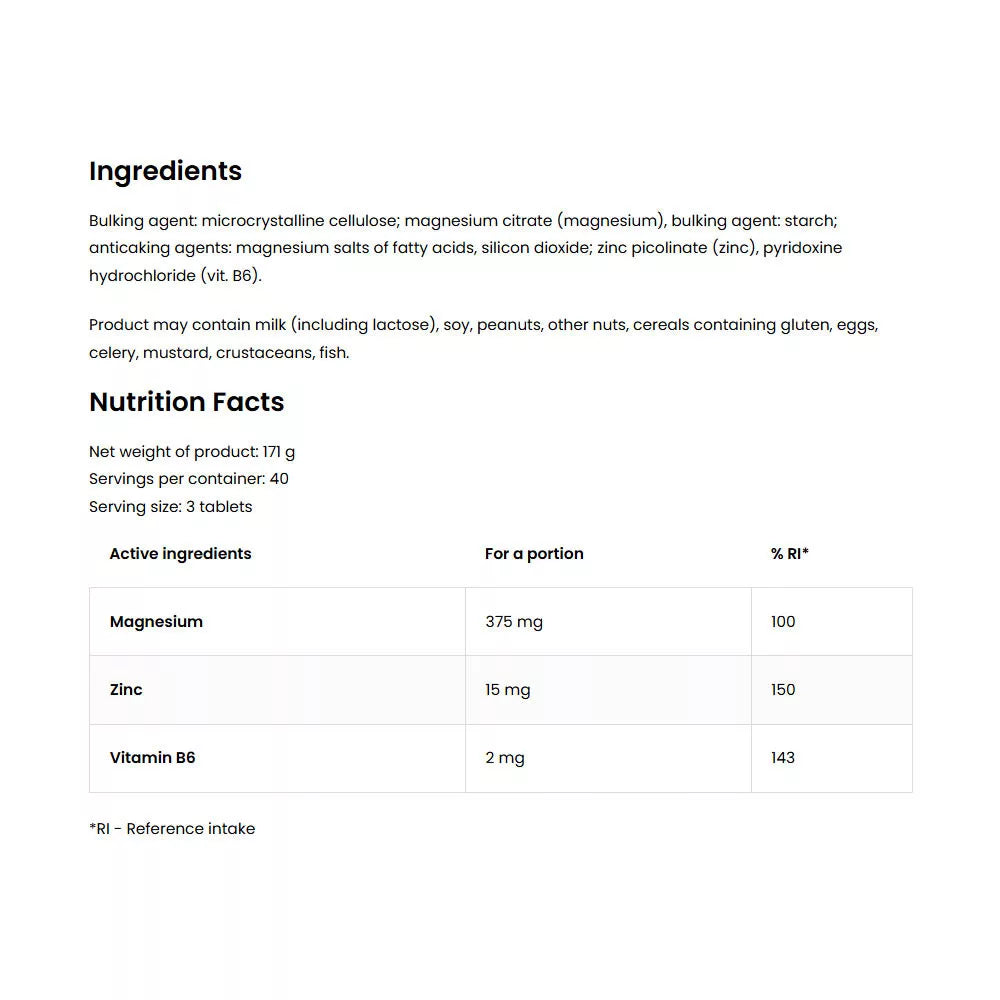 OstroVit MgZB Ultra (120 Tablets)