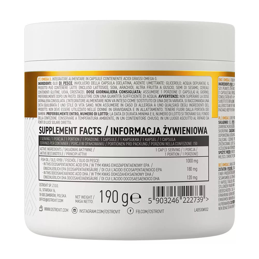 OstroVit Omega 3 Limited Edition (150 Capsules)