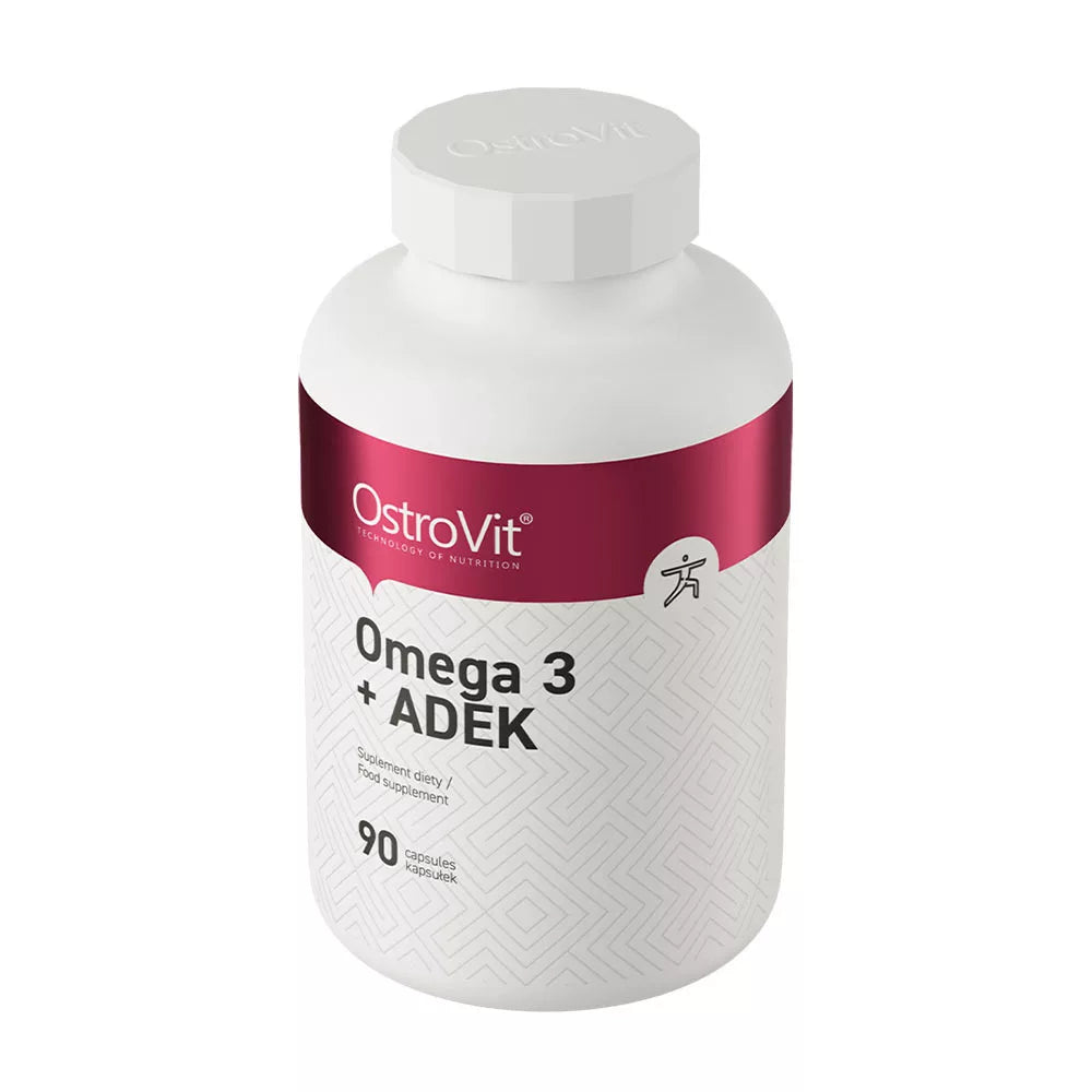 OstroVit Omega 3 + ADEK (90 Capsules)