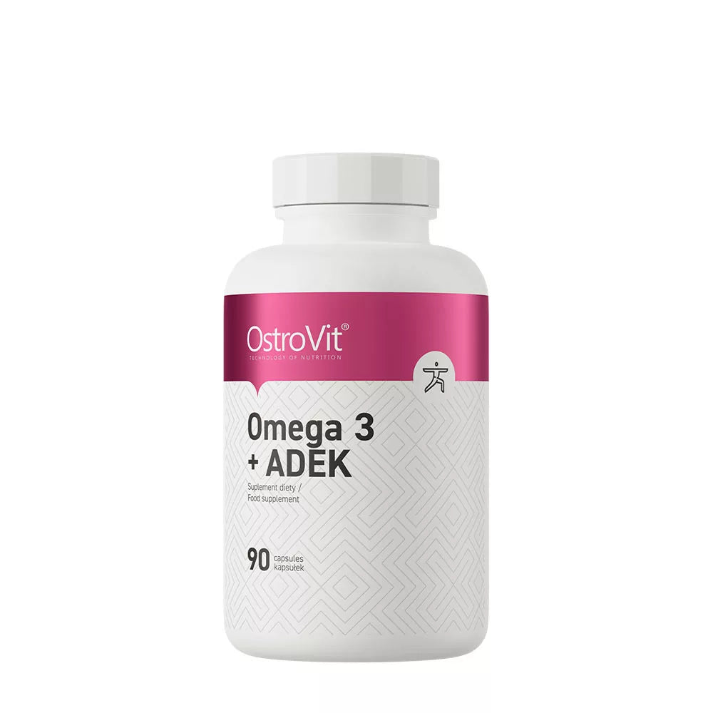 OstroVit Omega 3 + ADEK (90 Capsules)