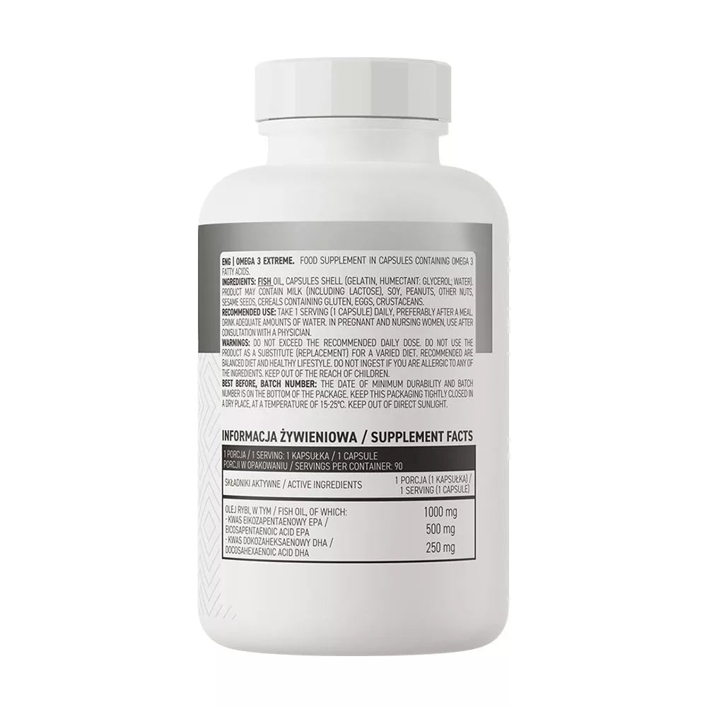 OstroVit Omega 3 Extreme (90 Capsules)