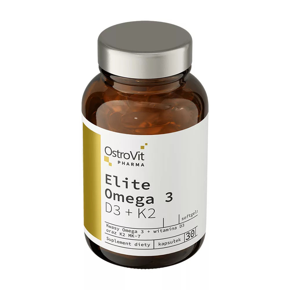OstroVit Pharma Elite Omega 3 D3 + K2 (30 Capsules)