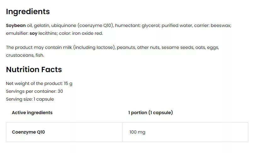 OstroVit Pharma Elite Q10 (30 Capsules)