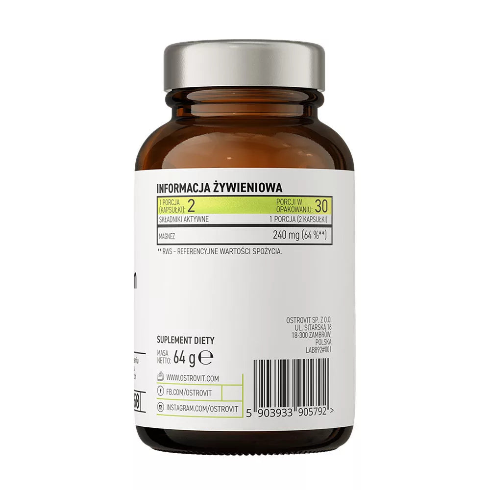 OstroVit Pharma Magnesium Citrate (60 Capsules)