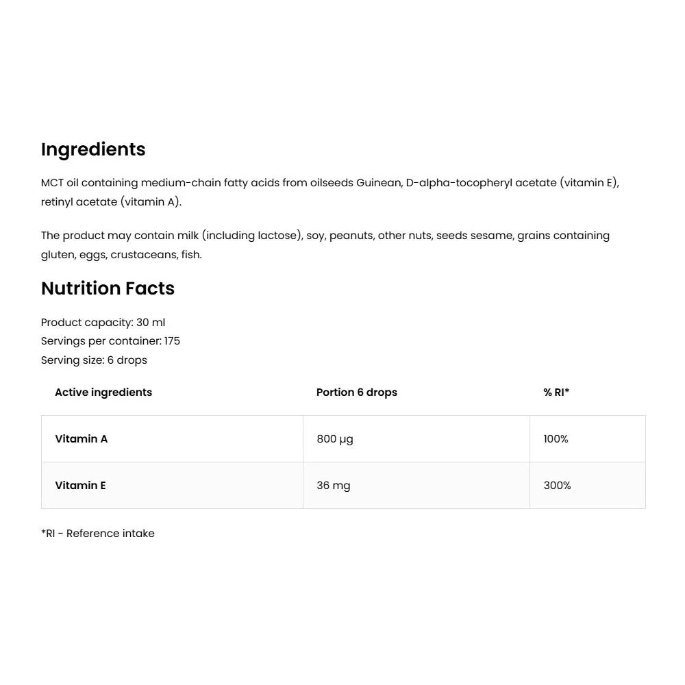 OstroVit Pharma Vitamin A+E drops (30 ml)