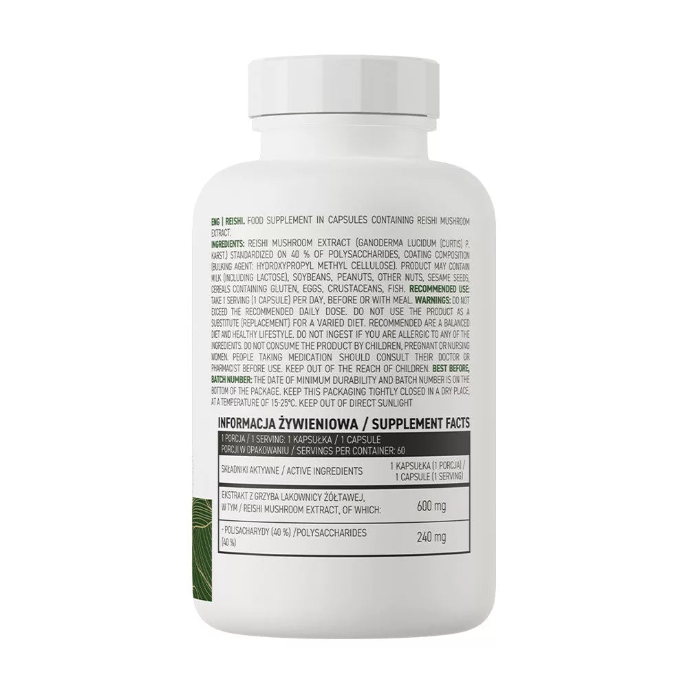 OstroVit Reishi VEGE (60 Capsules)