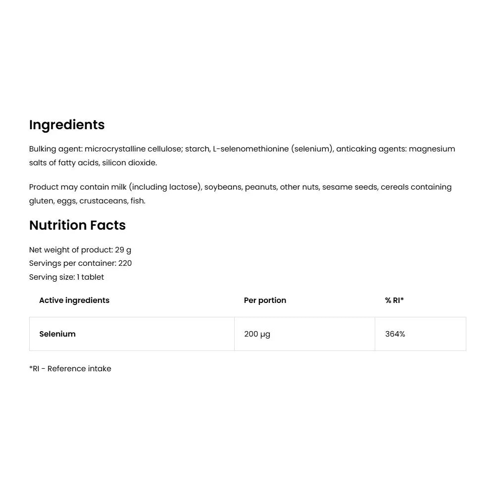 OstroVit Selenium (220 Tablets)