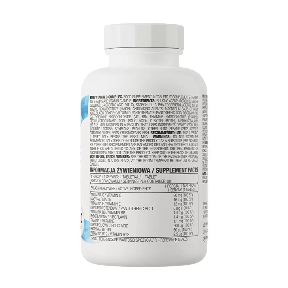 OstroVit Vitamin B Complex (90 Tablets)
