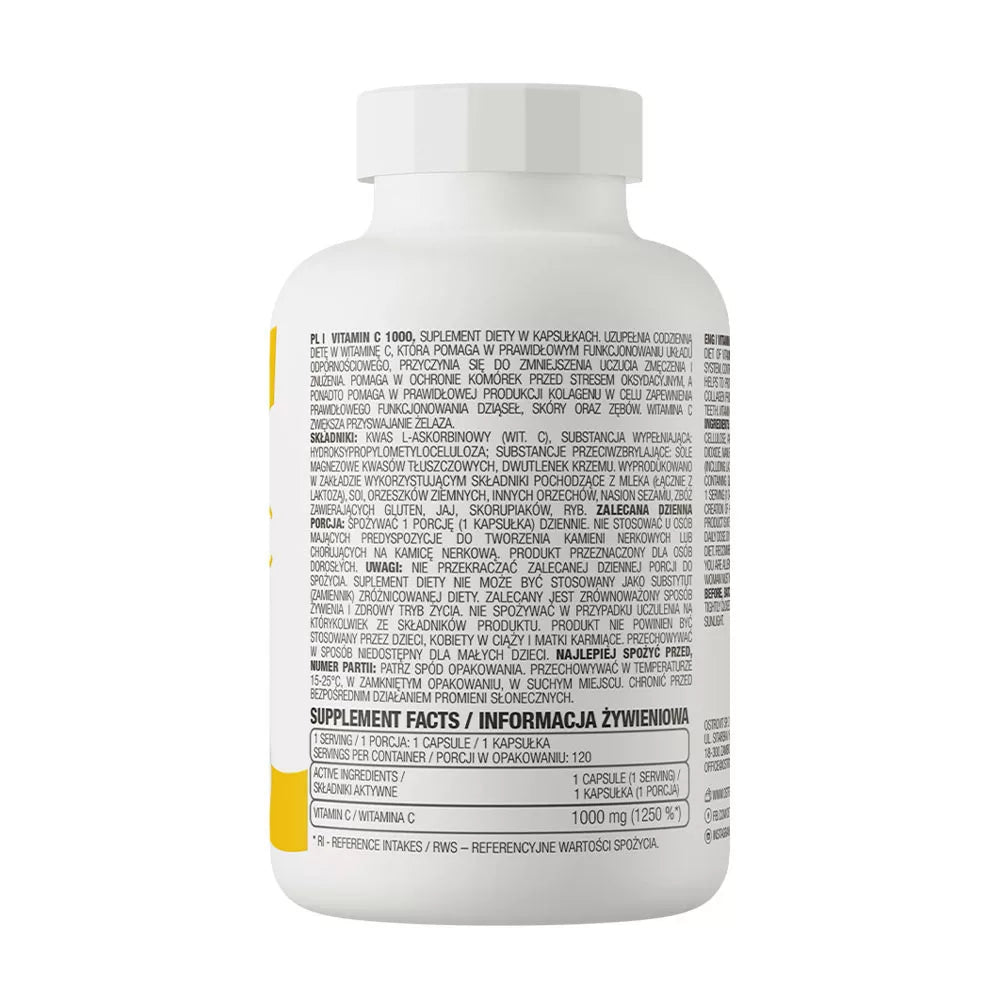 OstroVit Vitamin C 1000 mg (120 Capsules)