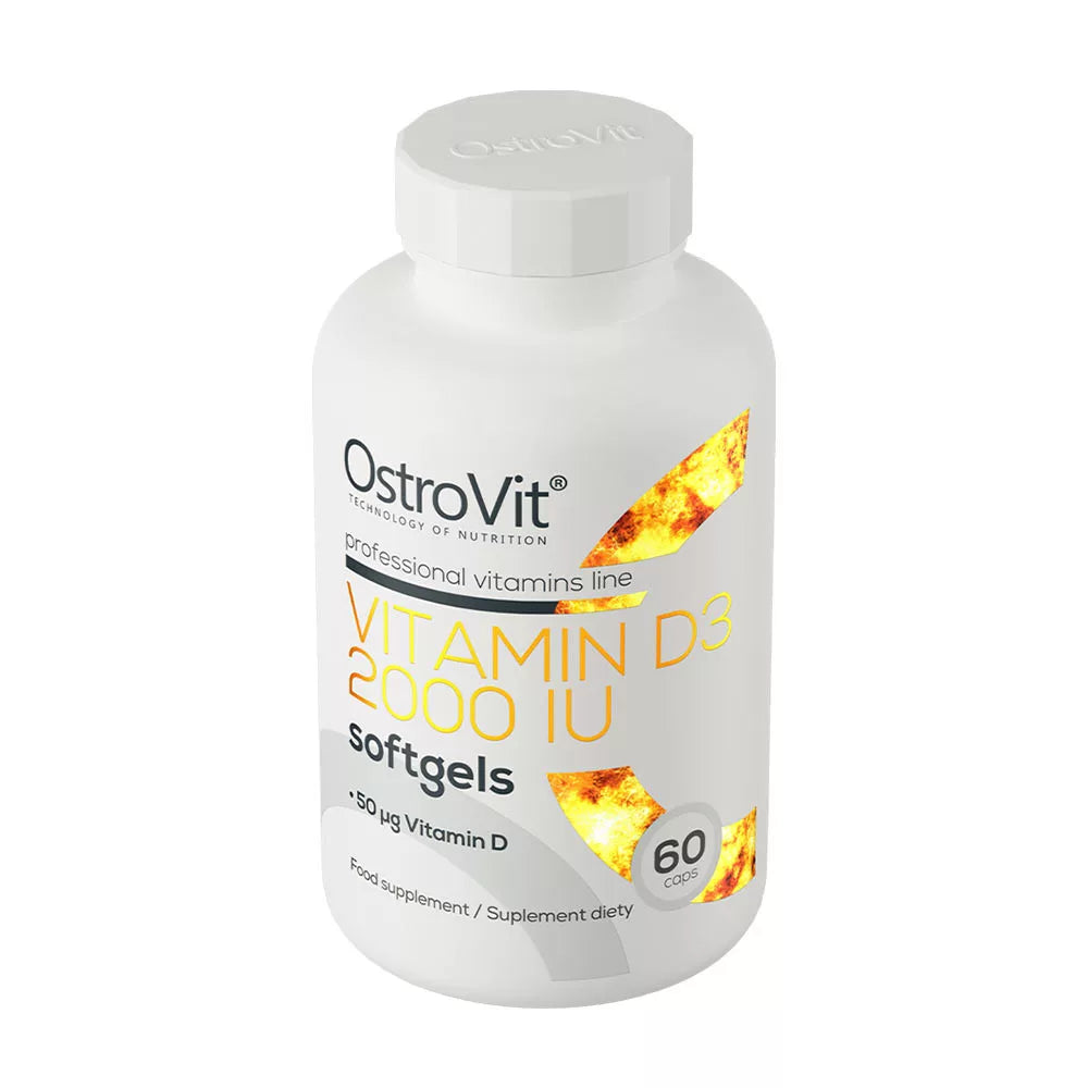 OstroVit Vitamin D3 2000 IU (60 Softgels)