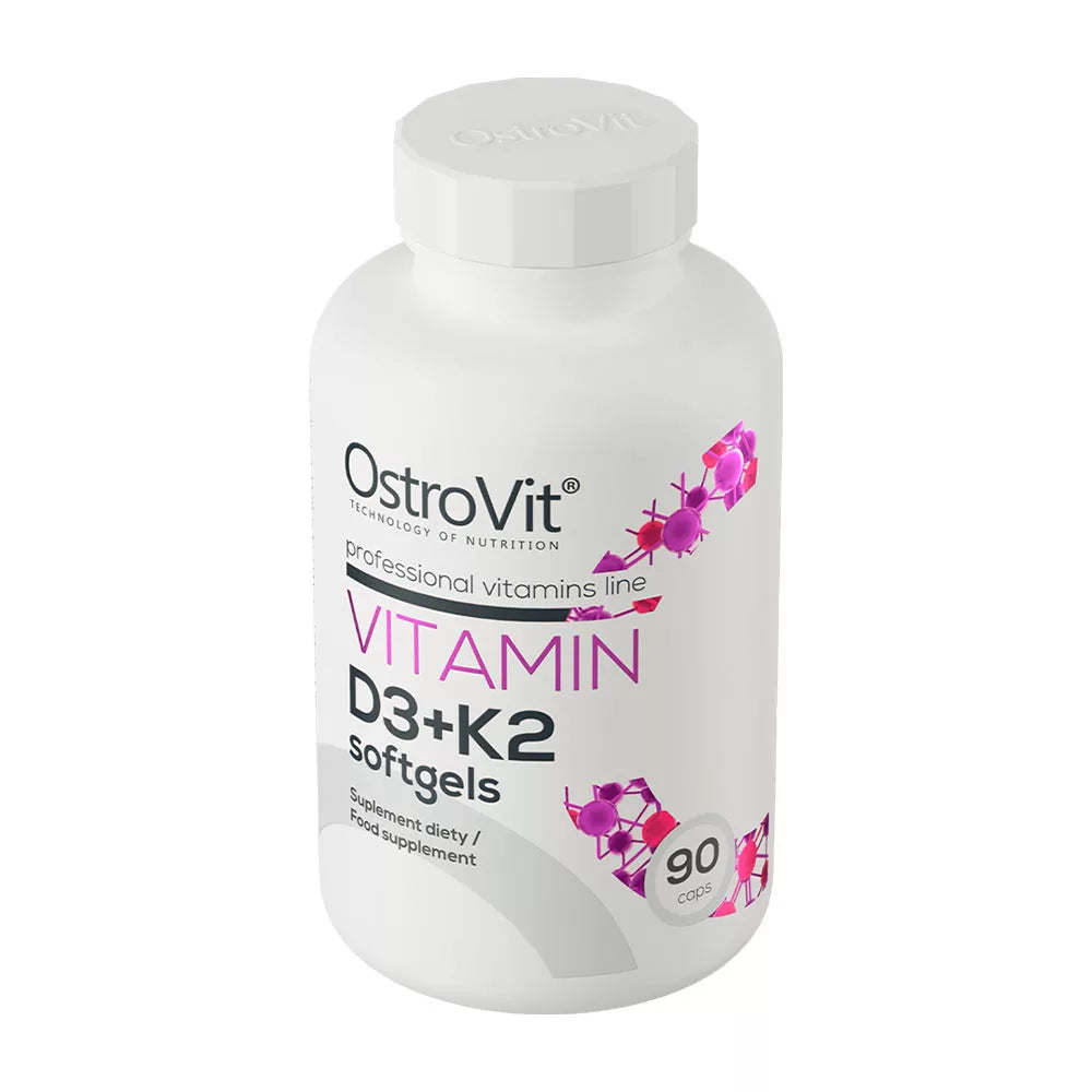 OstroVit Vitamin D3 + K2 (90 Capsules)