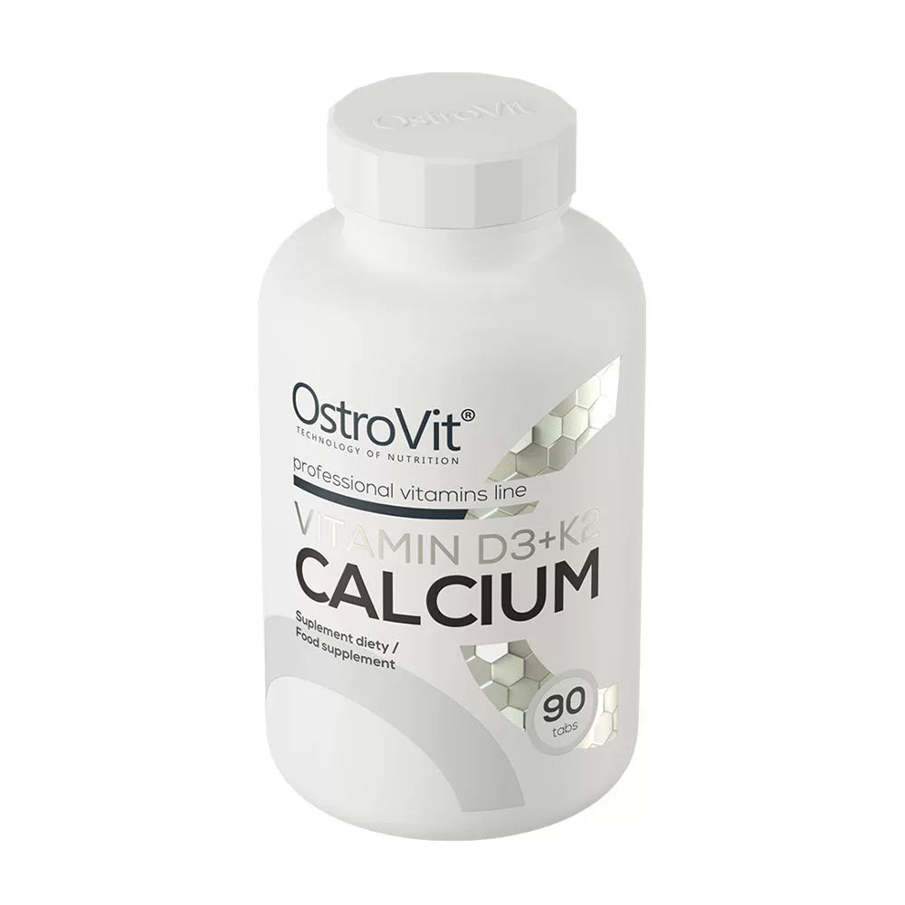 OstroVit Vitamin D3 + K2 + Calcium (90 Tablets)