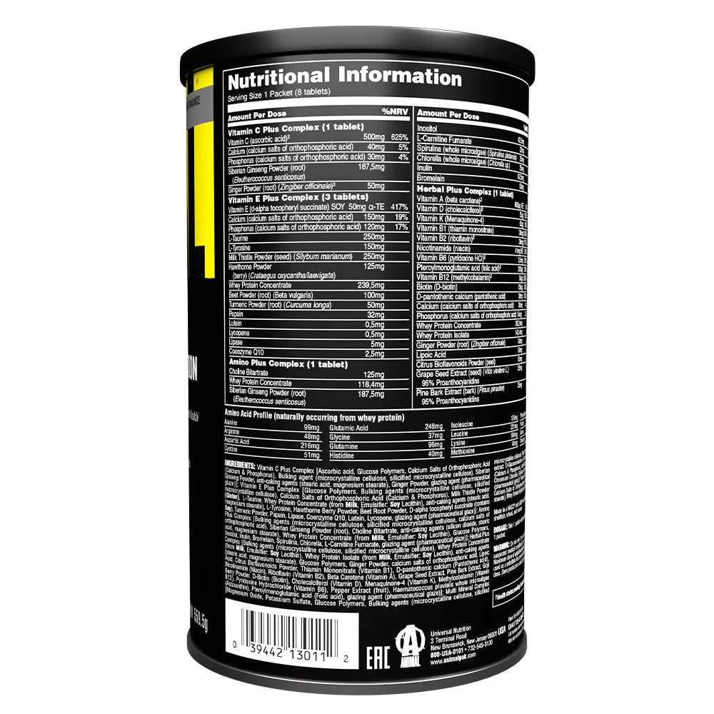 Universal Nutrition Animal Pak (44 Packs)