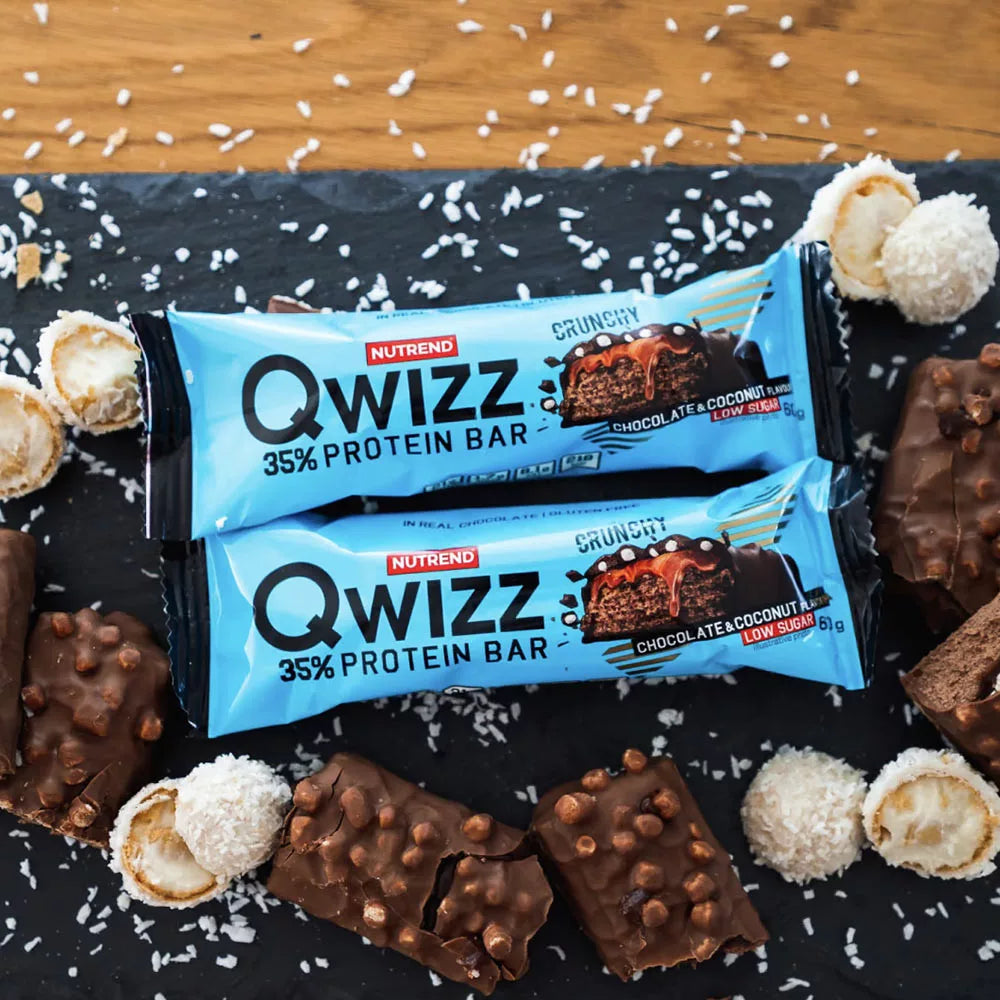 Nutrend Qwizz Protein Bar (1 Bar, Chocolate Coconut)
