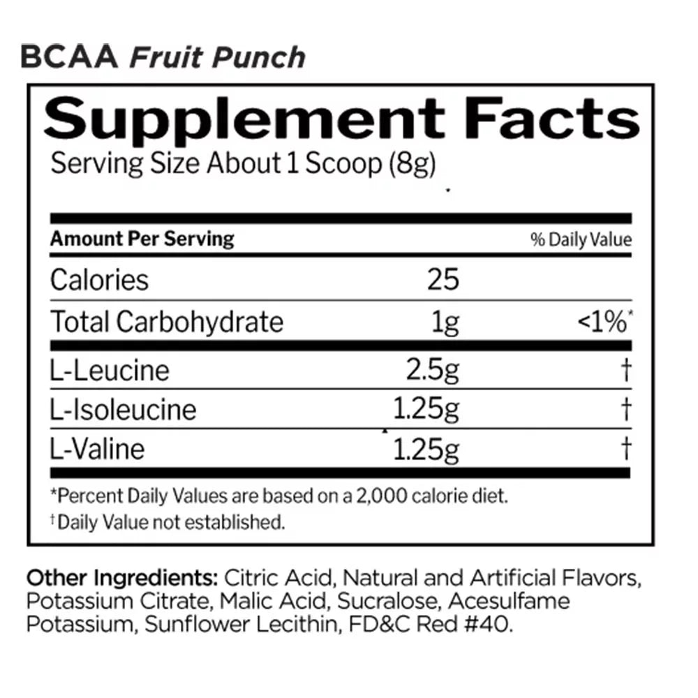 Rule1 BCAAs (480 g, Fruit Punch)
