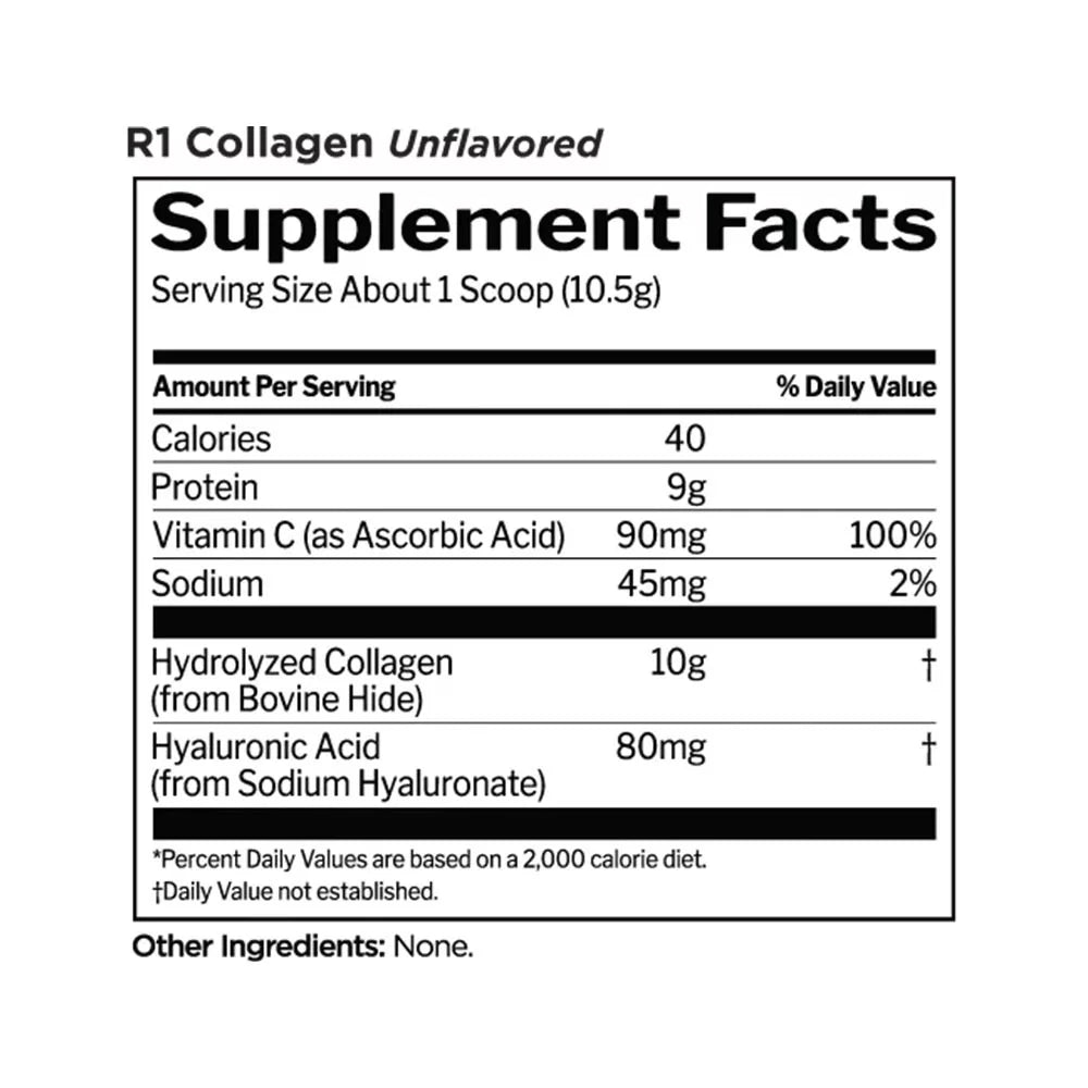 Rule1 Collagen Peptides (520 g, Unflavored)
