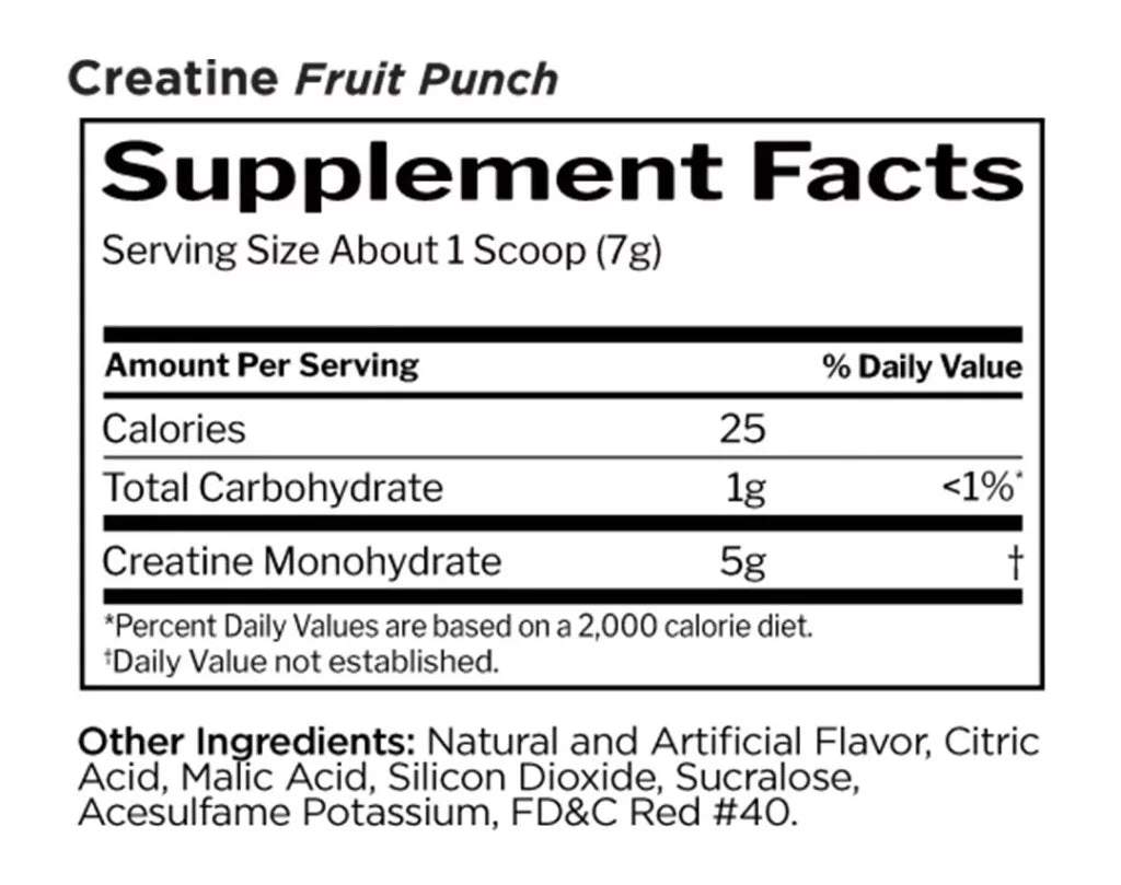 Rule1 Creatine (210 g, Fruit Punch)