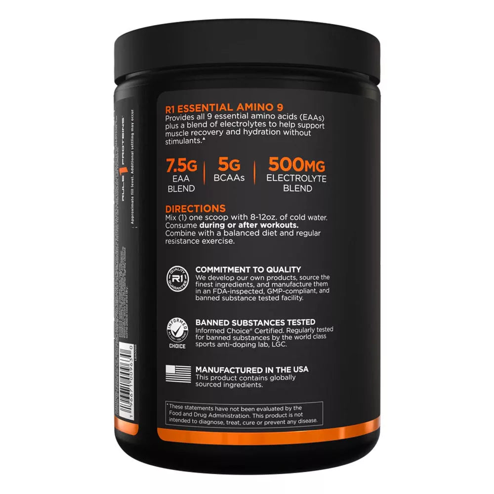 Rule1 Essential Amino 9 (345 g, Cherry Limeade)