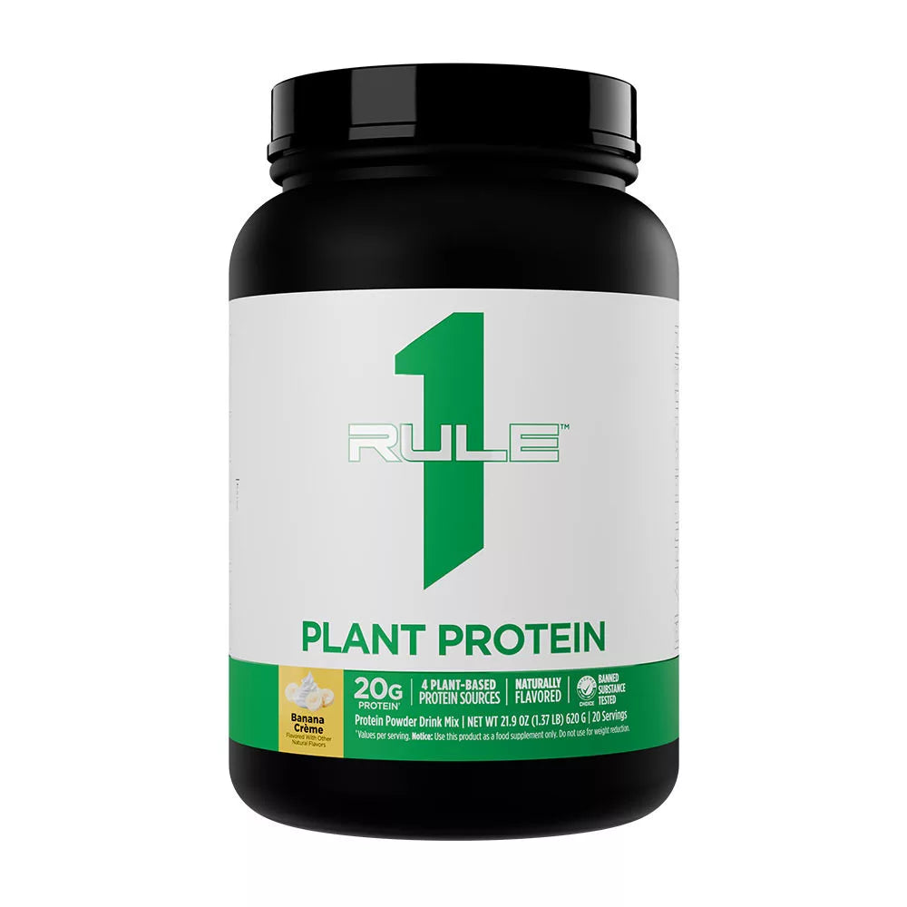 Rule1 Plant Protein (620 g, Banana Cream)