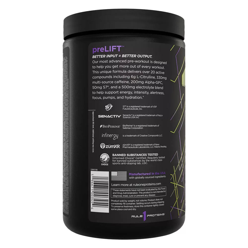 Rule1 Prelift (420 g, Acai Berry)