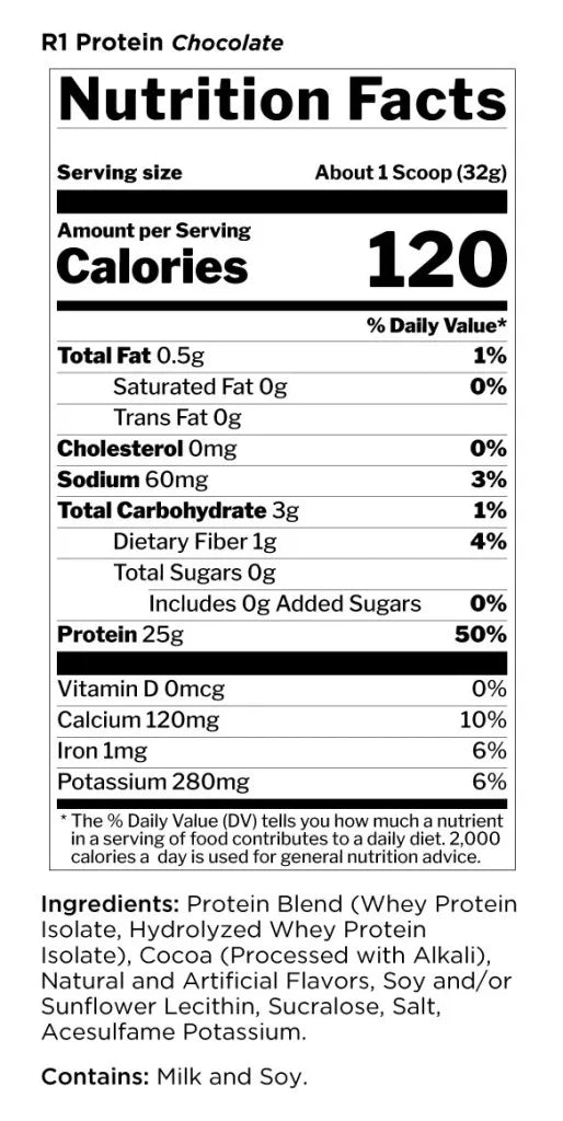 Rule1 R1 Protein Sample (1 pc, Chocolate Fudge)