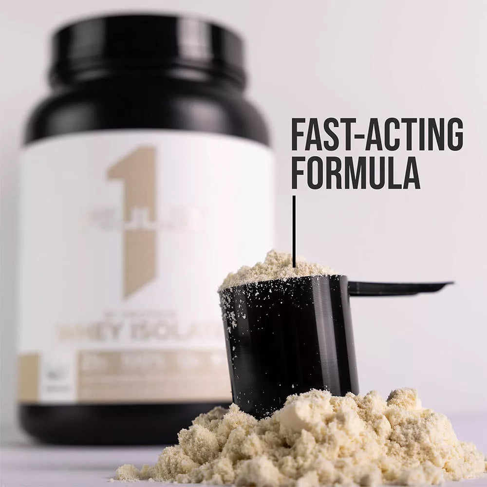 Rule1 Naturally Flavored R1 Protein Whey Isolate (763 g, Pure Vanilla)
