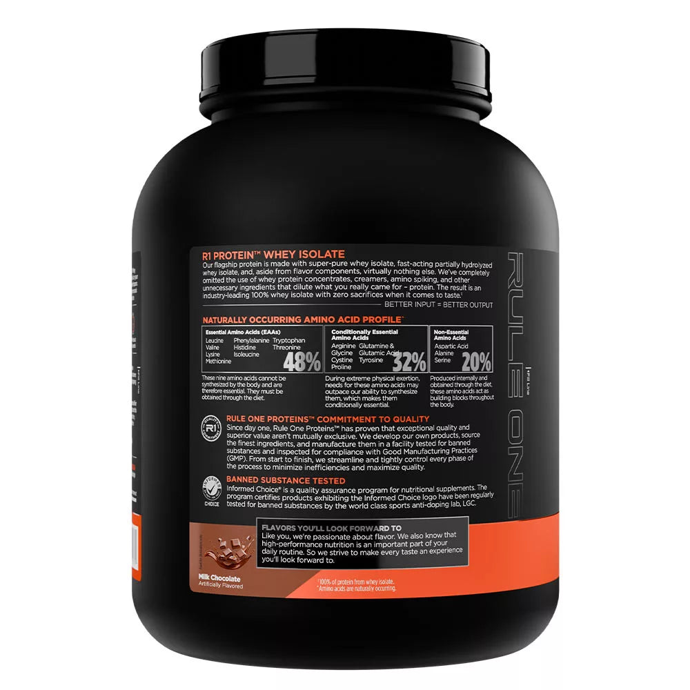 Rule1 R1 Protein Whey Isolate (2310 g, Milk Chocolate)